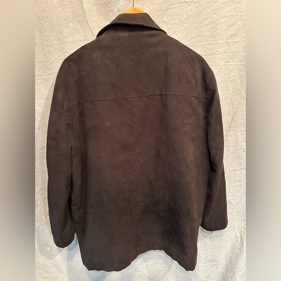 Calvin Klein men’s 42 regular jacket faux suede wool lining - Picture 3 of 6